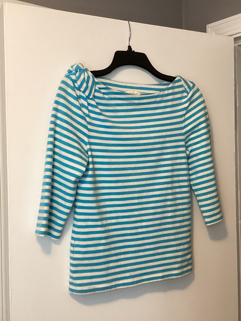 Kate Spade striped bow top